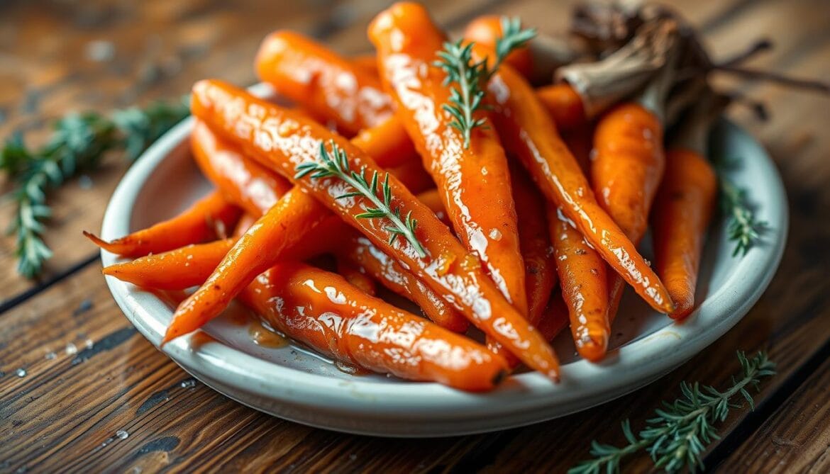Caramelized carrots