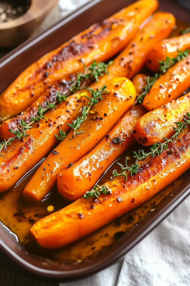 Maple Glazed Carrots with Thyme