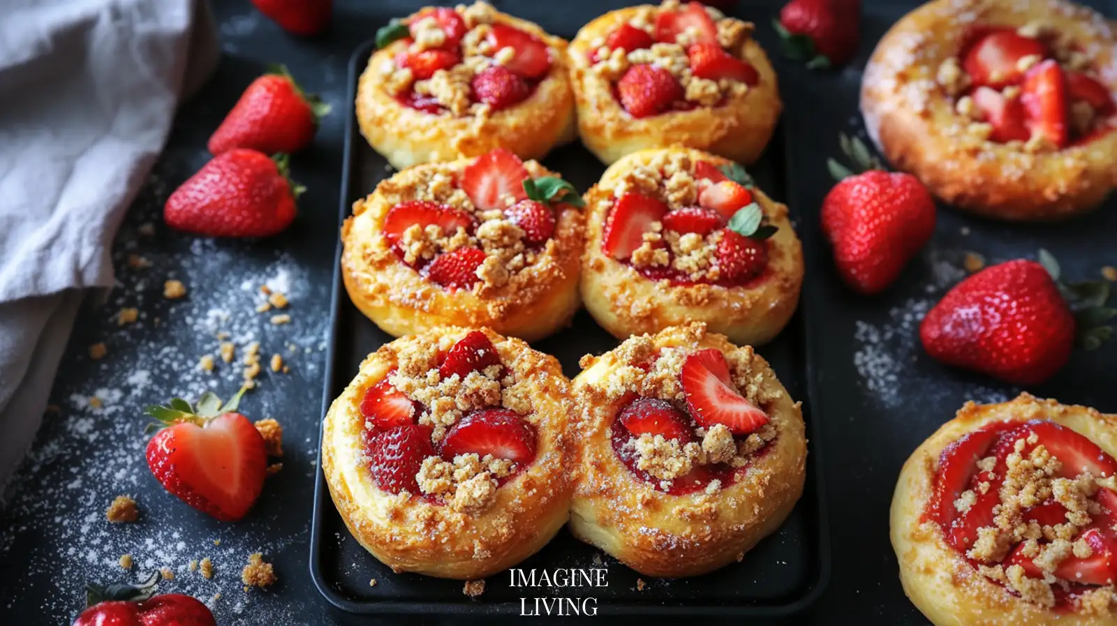 Polish Strawberry Rolls