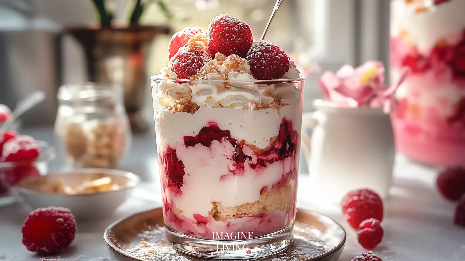 Raspberry Tiramisu
