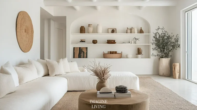Modern Organic Living Room Styling Part2: Texture, Light, and Space