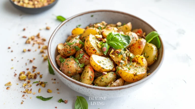 Warm Pistachio Potato Salad